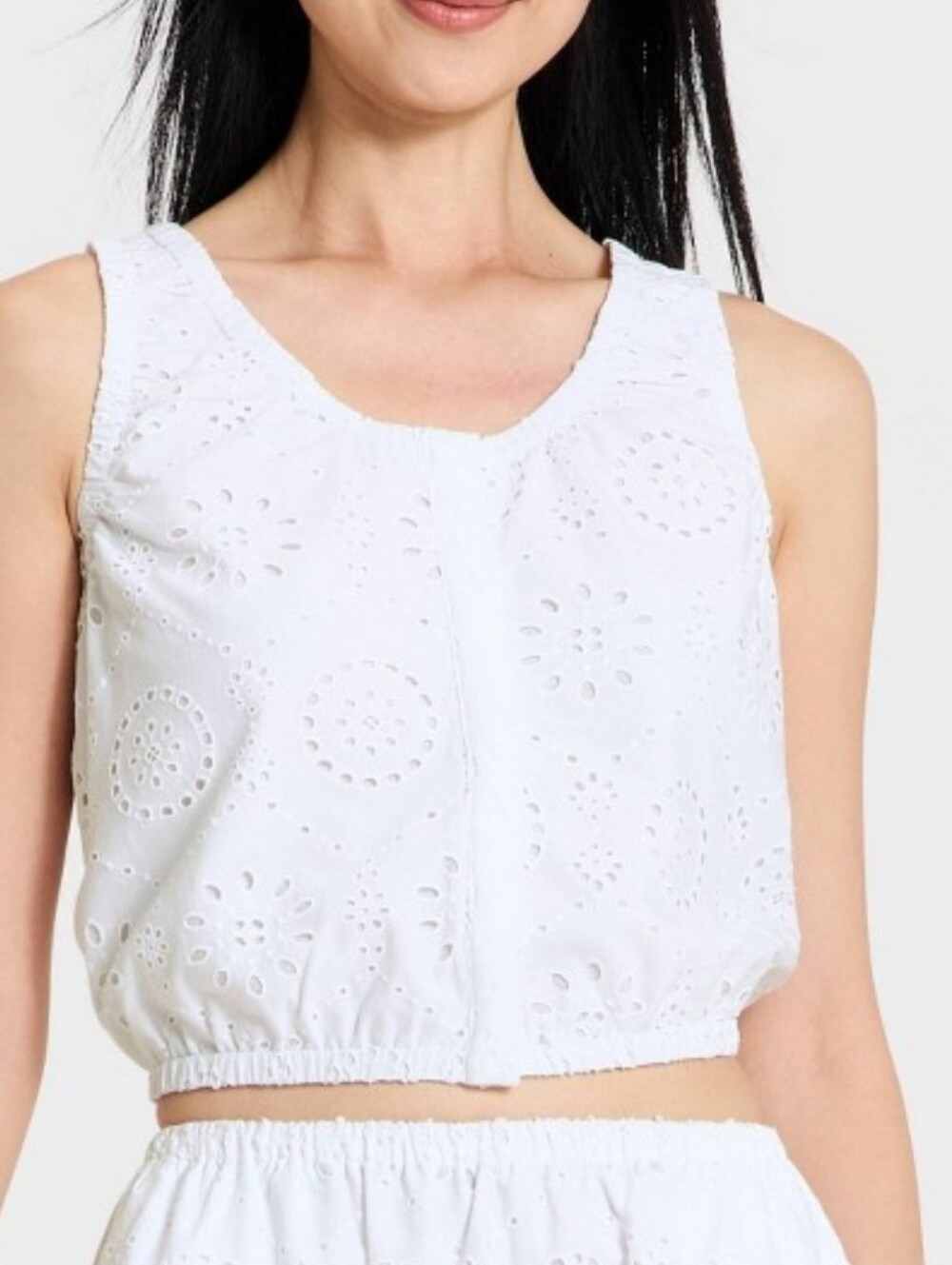 NWT A New Day Eyelet Tank Top- Medium